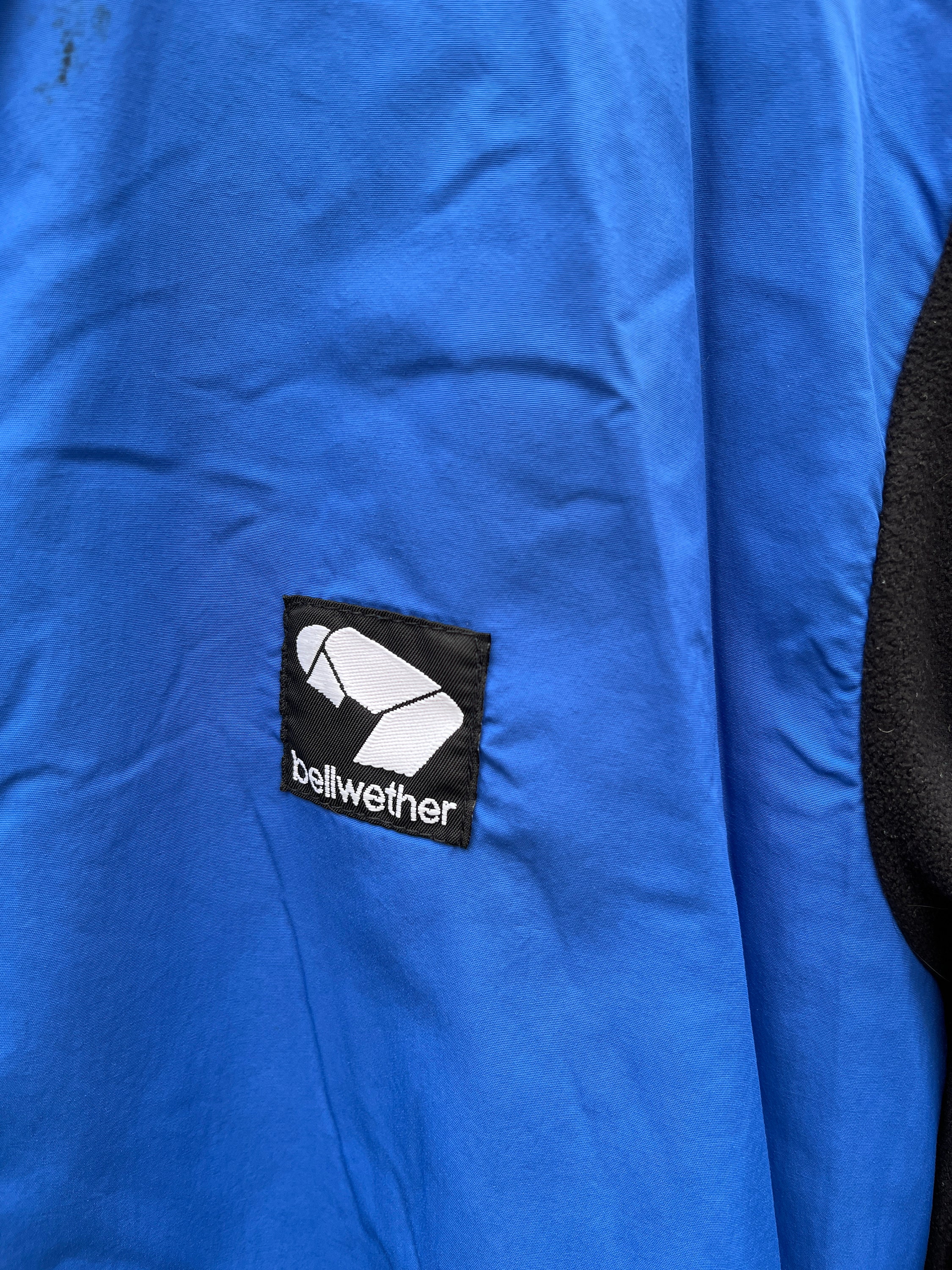 Veste Cycliste Vintage Bellwether – Années 80/90 – Vert Fluo Et Noir – Taille M