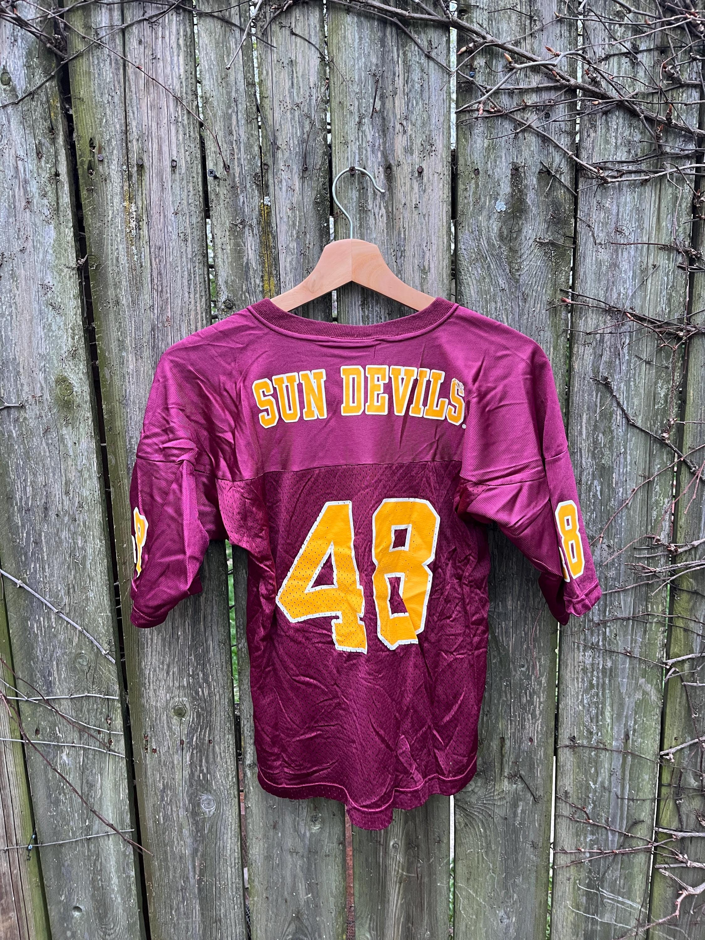 ユニフォーム 90s arizona state sun devils Jersey Vintage 90's Arizona State University Sun Devils Number 48
