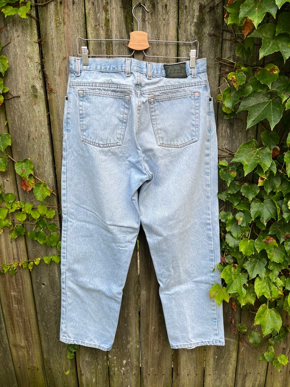 Vintage 90's Bill Blass Jeanswear Light Wash High… - image 6