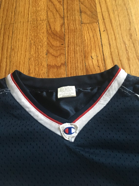 Vintage 90's Champion Blue and White Number 12 Sh… - image 3
