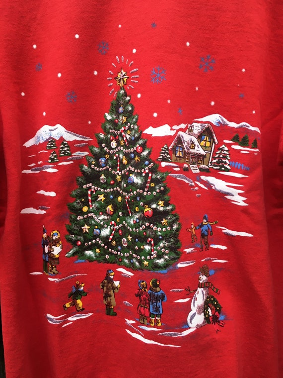 Vintage 90's Basic Editions Winter Wonderland Hol… - image 3