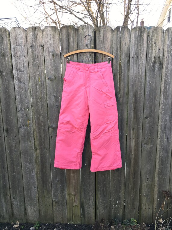Vintage 90's Slalom Cargo Style Pink Snow Pants Etsy