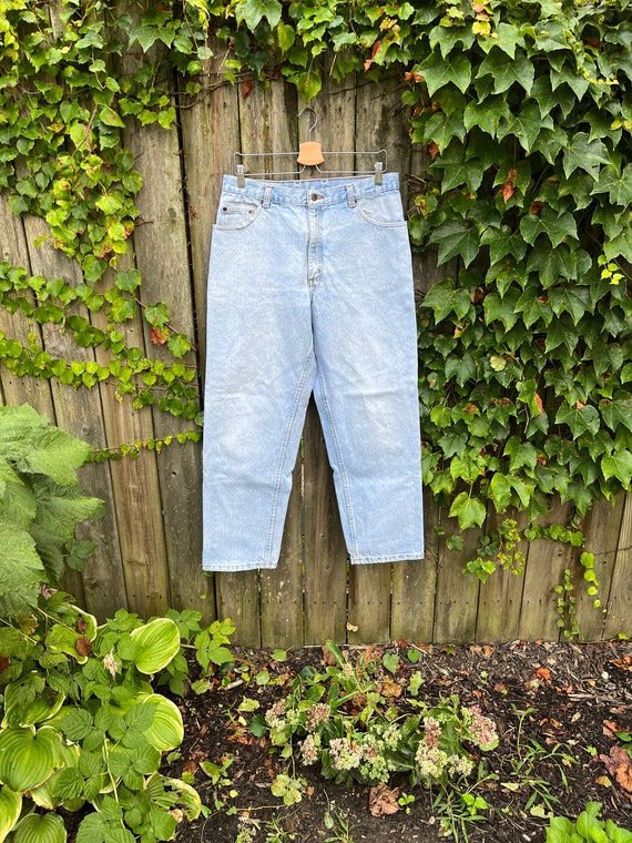 Vintage 90's Bill Blass Jeanswear Light Wash High… - image 1