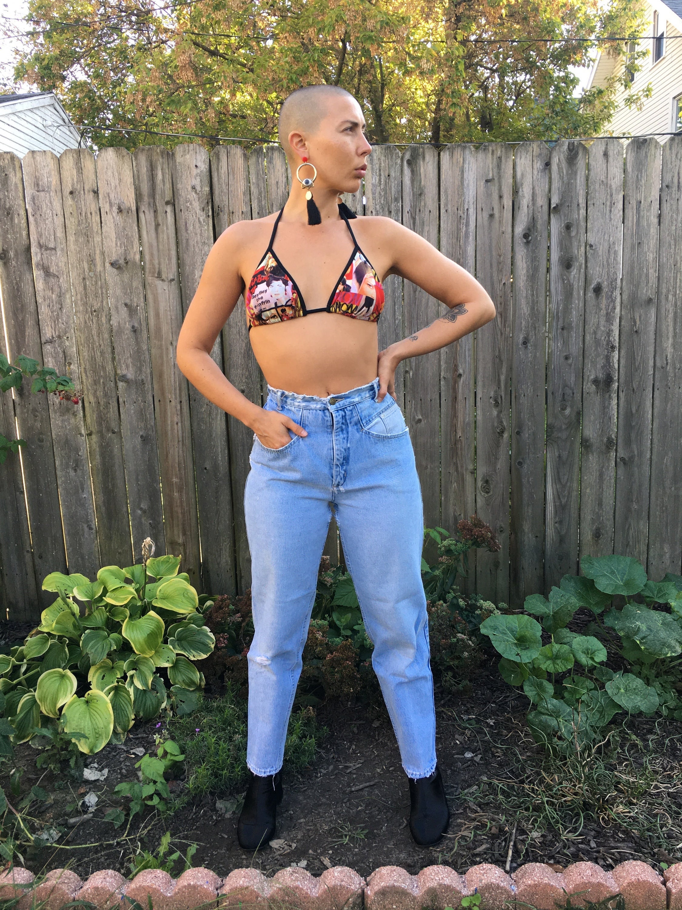 Jordache 80's Vintage High Rise Trouser-style Jeans / Size