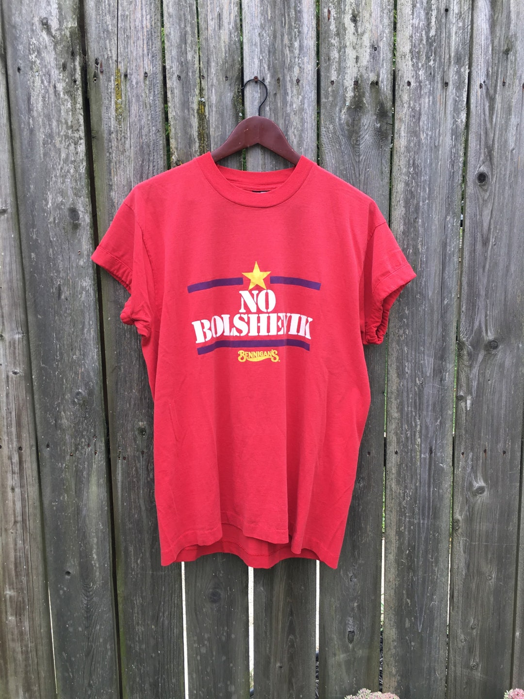 Vintage 90's Original No Bolshevik Bennigan's Screen Stars Best