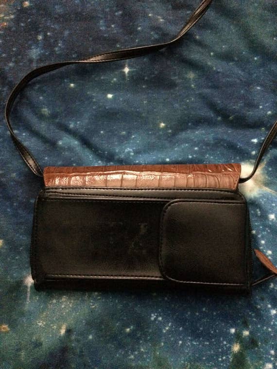 Vintage 90's Bellarose Small Clutch Size Faux Lea… - image 5