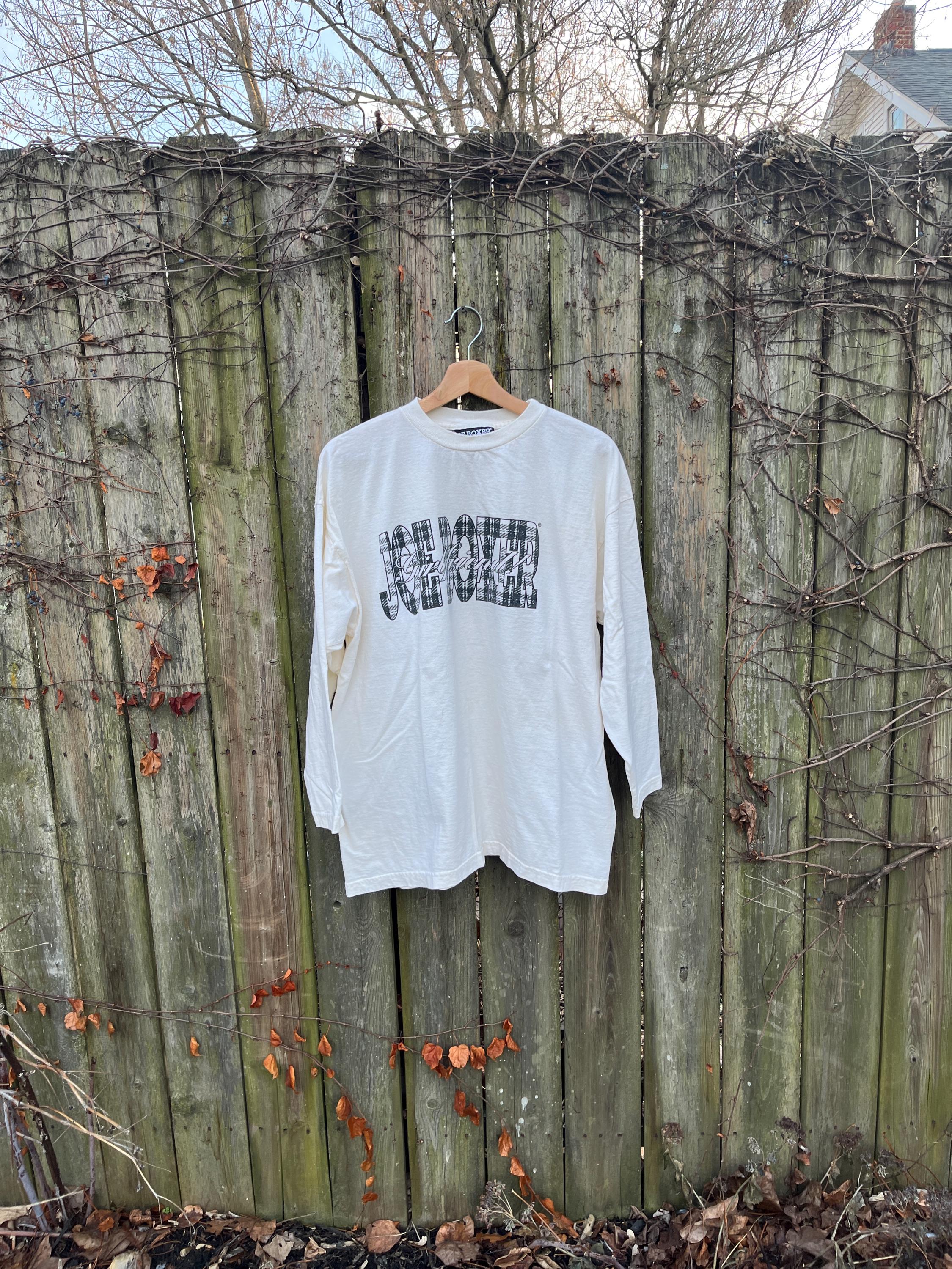 Vintage 90's Joe Boxer Girlfriend Plaid Logo Print Long Sleeve