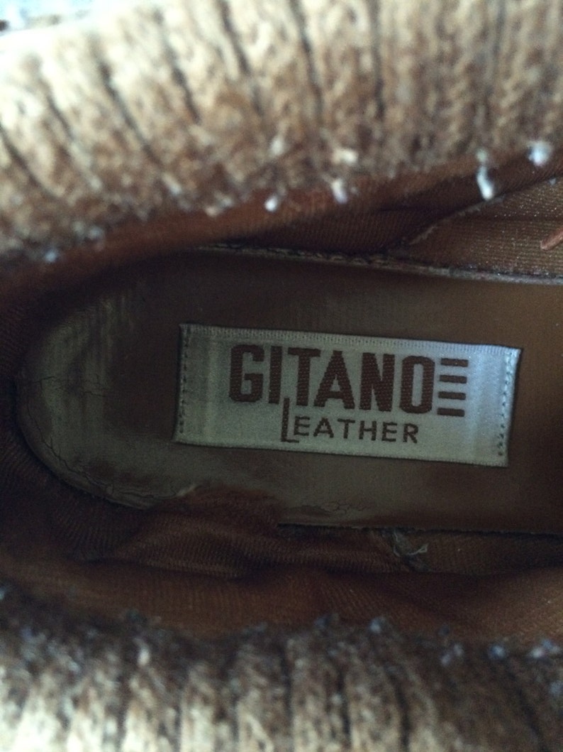 Vintage Gitano Brand Suede Ankle Boots