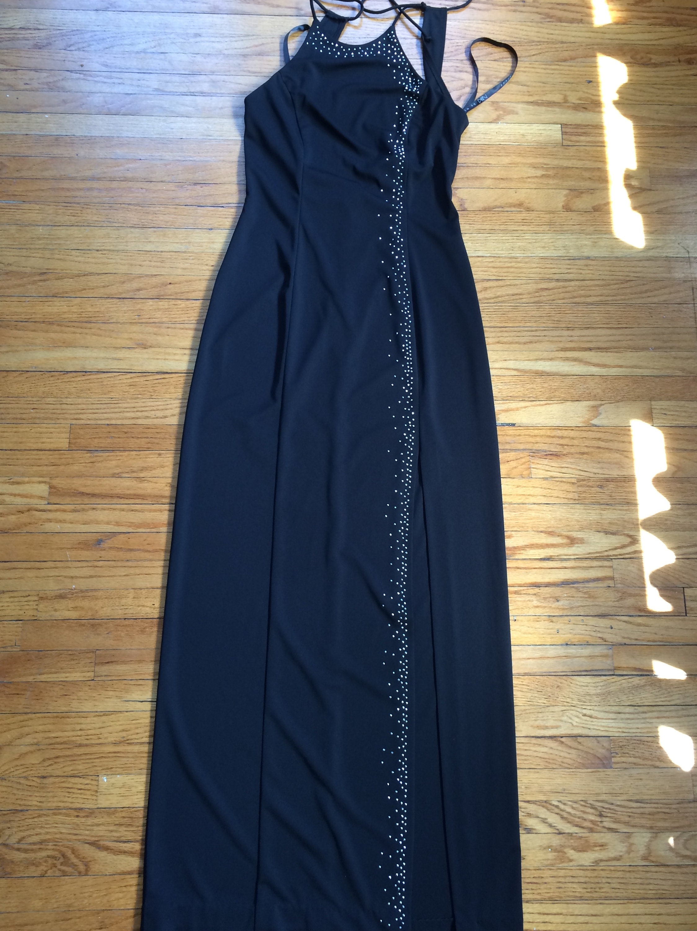 zum zum by niki livas 90s vintage dress Vintage Late 90s/Early 00s Zum Zum by Niki Livas Black Beaded Lace Dress  with Nude Lining and Tulle Underskirt