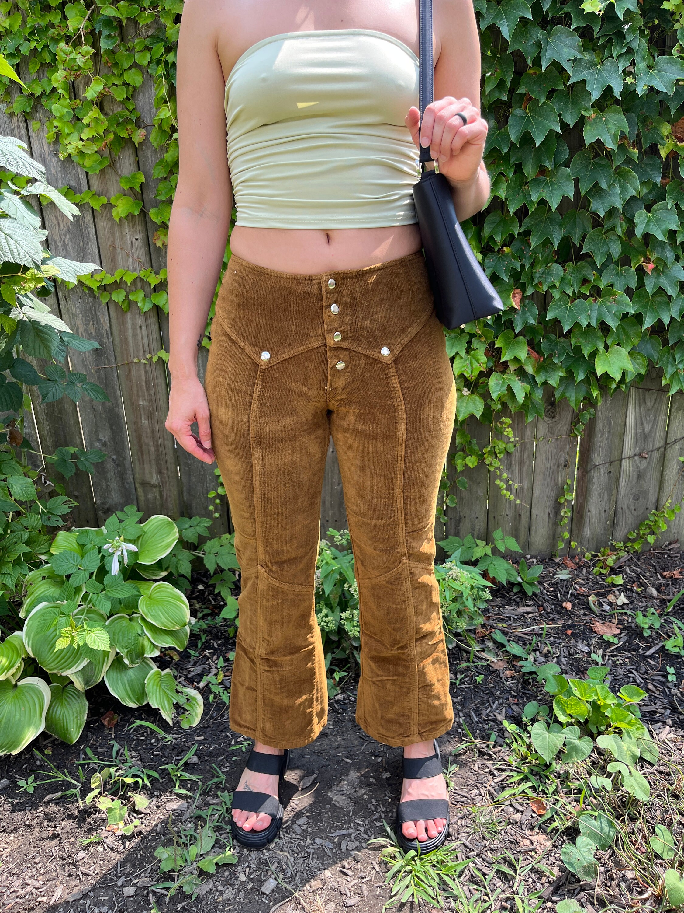 ヴィンテージ 70年代 ホールドテックス ブラウン コーデュロイ ミッド