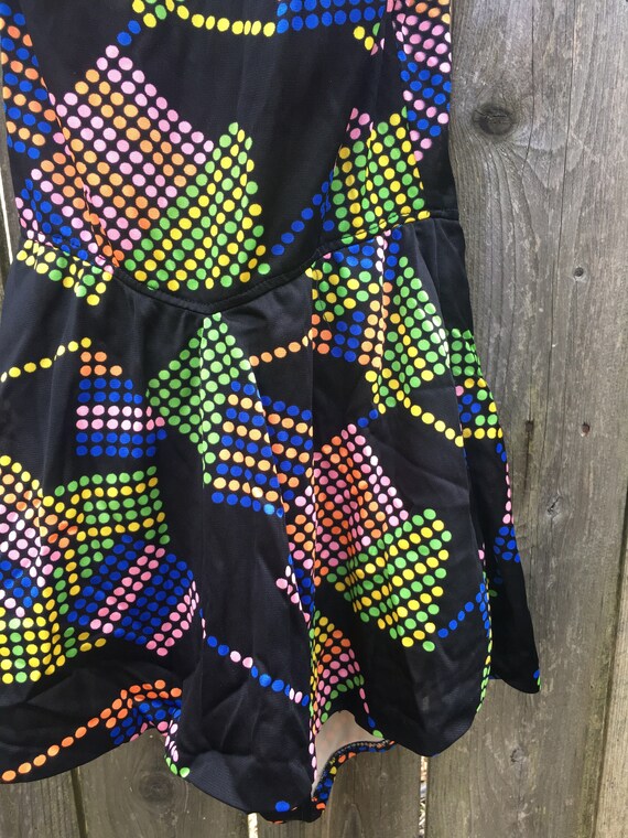 Vintage 90's Unbranded Colorful Dot Pattern Skirt… - image 4