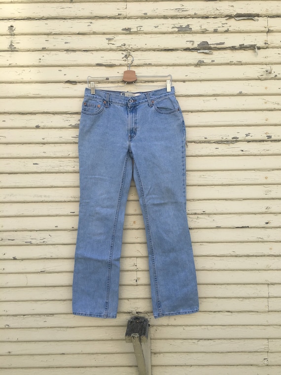 Mid Rise Boot Cut Denim Jeans - Etsy 