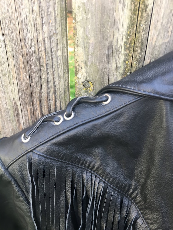 Vintage 90's Street Legal Black Leather Zip up Long Sleeve Vintage 90's Street Legal Black Leather Zip up Long Sleeve