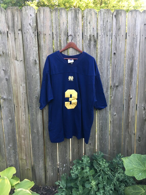 チャンピオン　NOTRE DAME 8〜90年代 ネイビー　tシャツ 80's～ チャンピオン ''NOTRE DAME'' プリントTシャツ ネイビー 表記(L