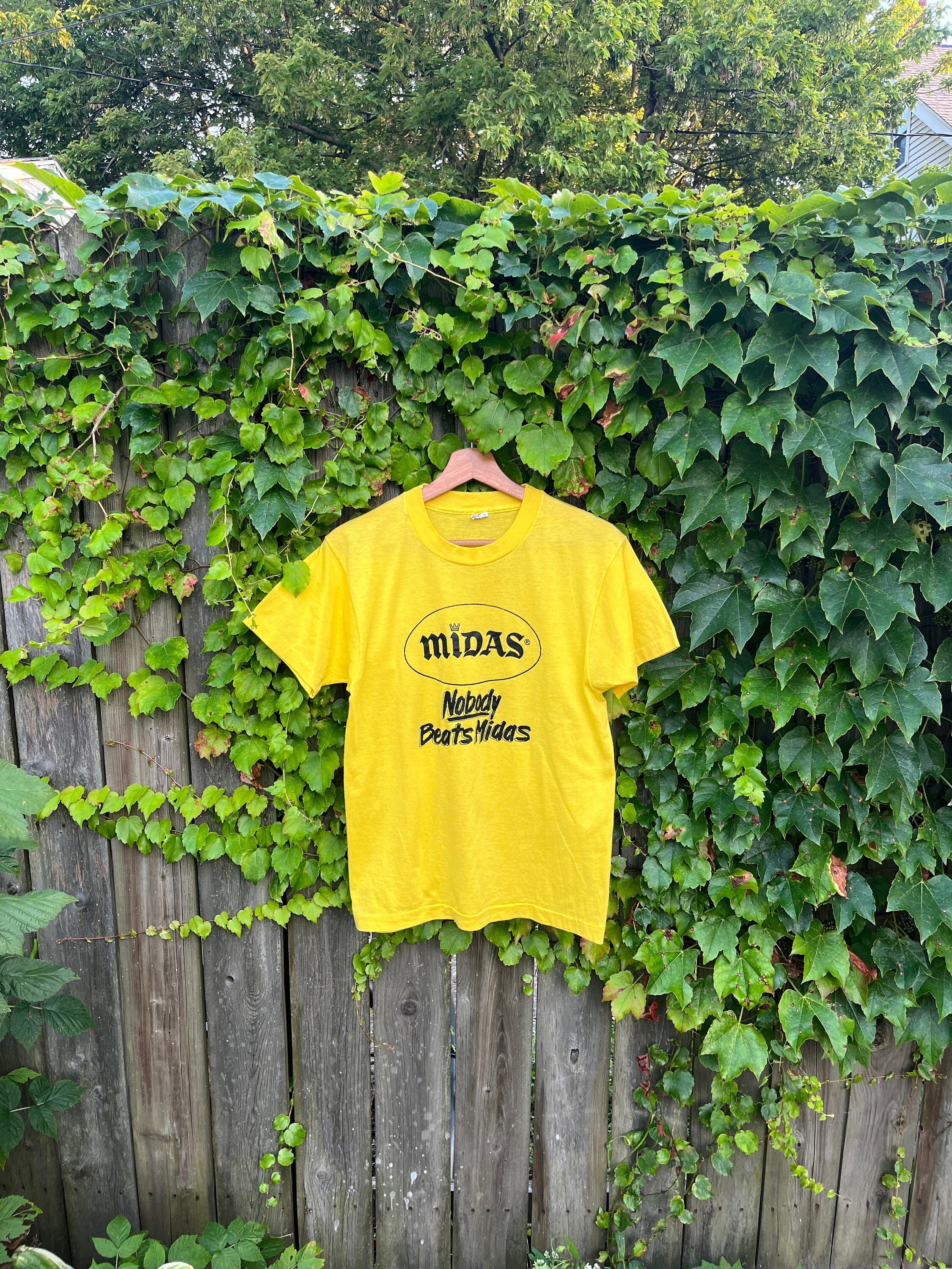Vintage 80's Midas Nobody Beats Midas Short Sleeve Cotton/poly