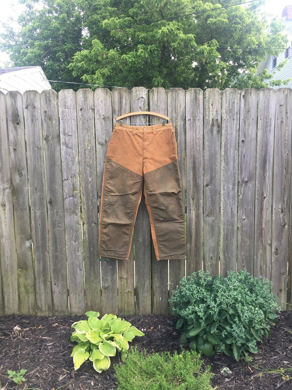 Vintage 1970's Jcpenney Hunting Apparel High Waist Canvas Material Brown  and Green Pants Waist Measures 33 Inches -  Canada