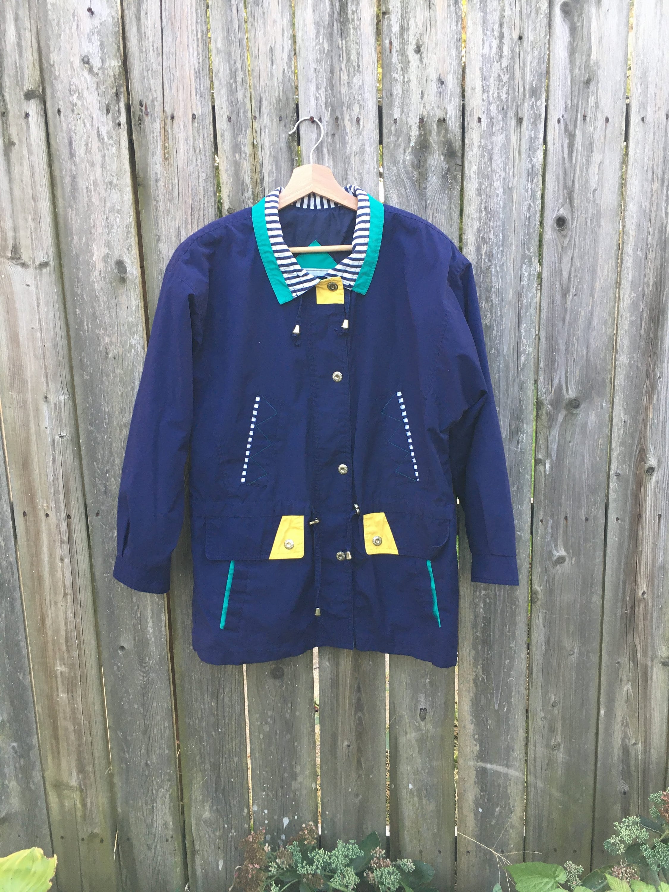 Vintage 90's Karizma East LTD Cotton/poly Blend Blue Button up