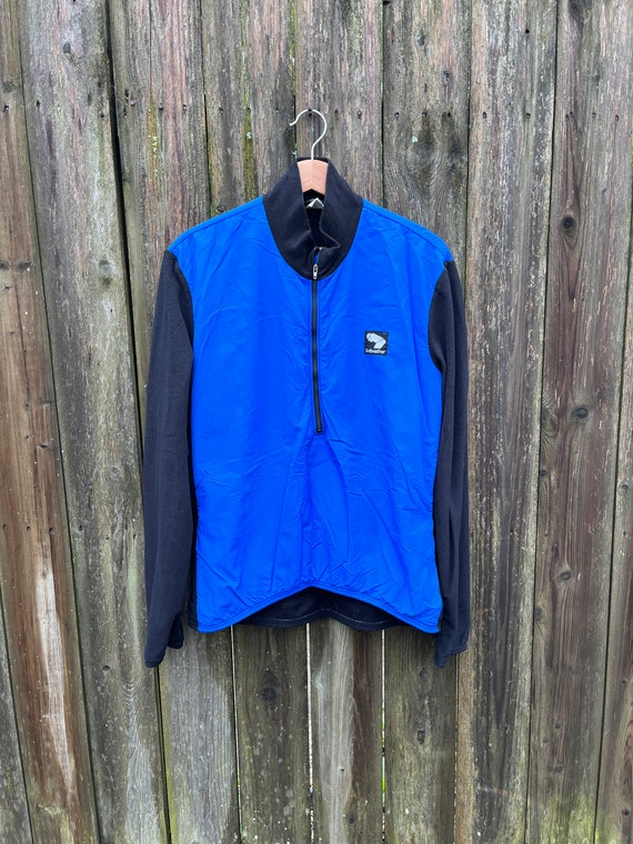 Vintage 90's Bellwether Blue and Black Cycling Wi… - image 2