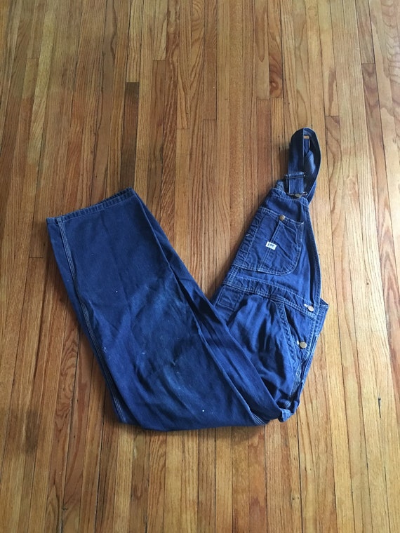 Vintage 1960's Lee Jelt Denim Dark Wash Denim Over