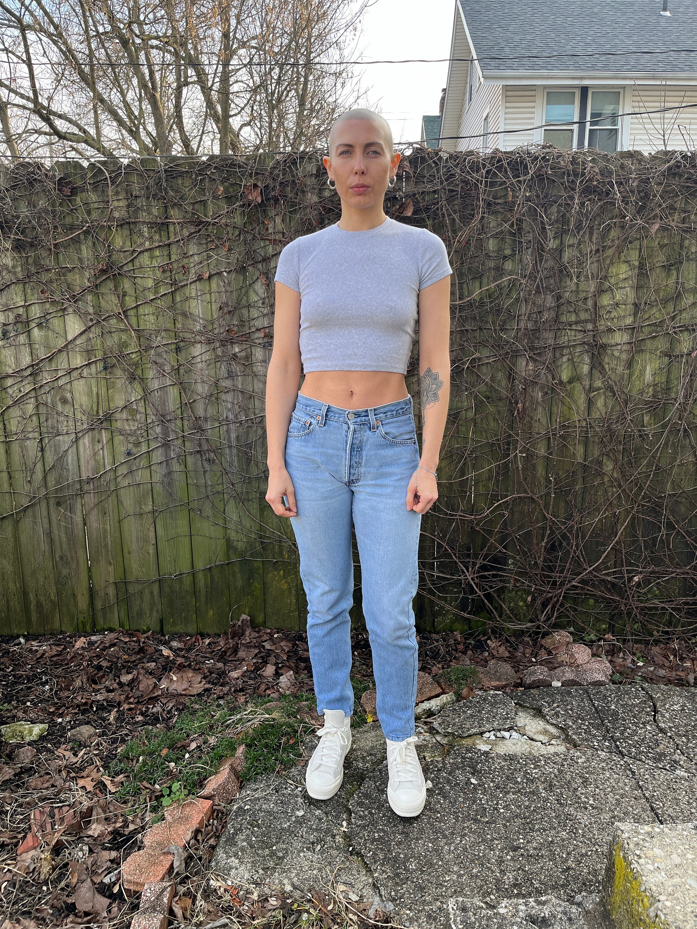 Vintage 90's Levi Strauss 501 XX Light Wash High Waist Button Fly