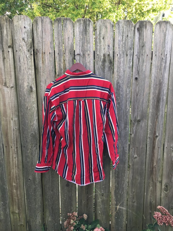 red blue striped ralph lauren