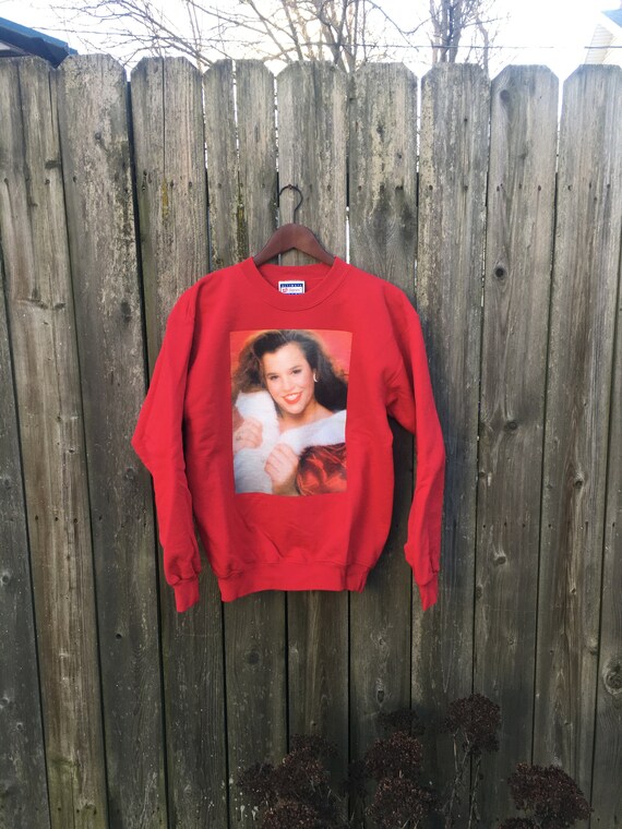 Vintage 90's Hanes Ultimate Cotton Random Lady Christmas