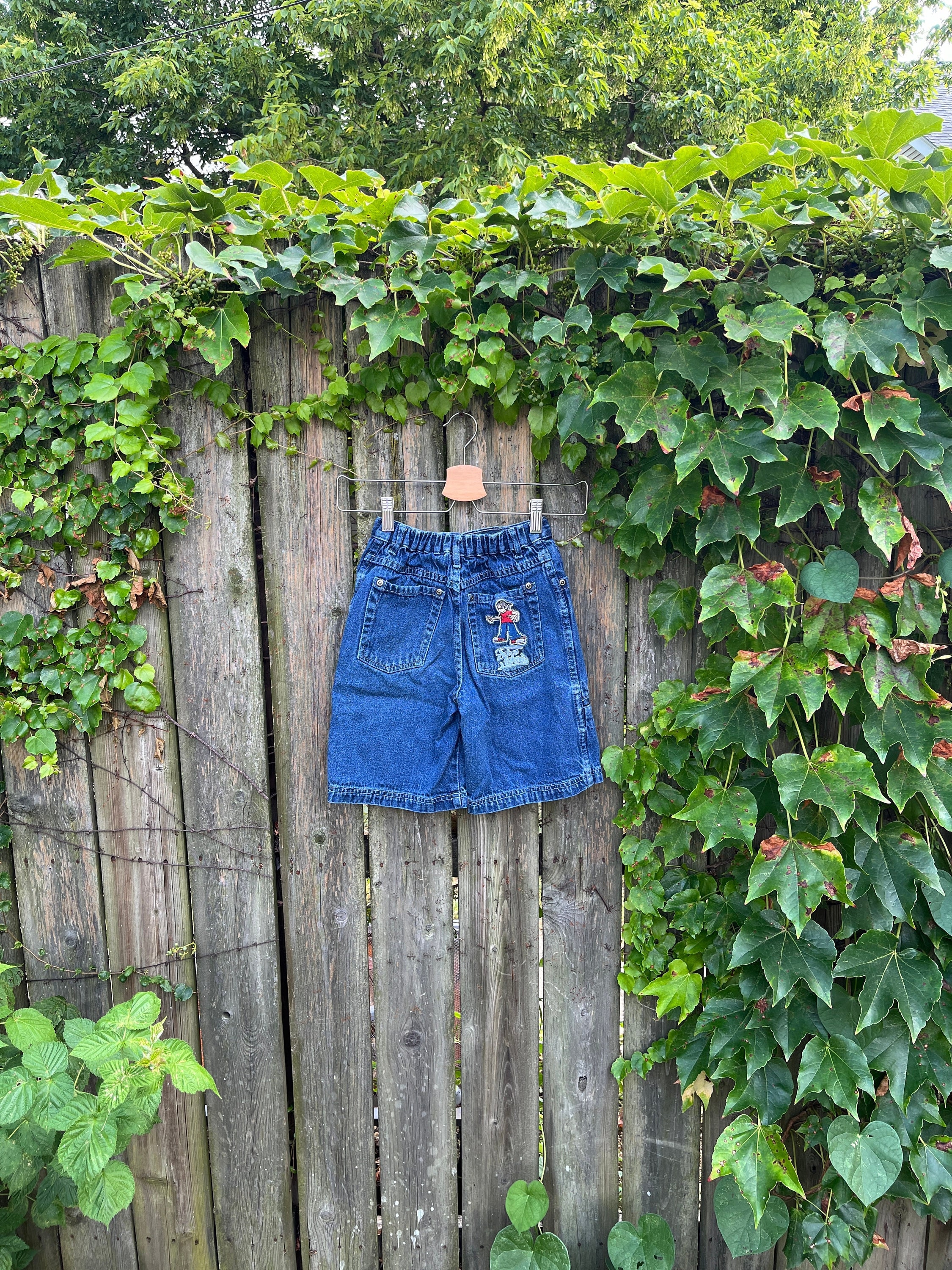 Vintage 2000's Urban Skool Denim Dark Wash Elastic Waist