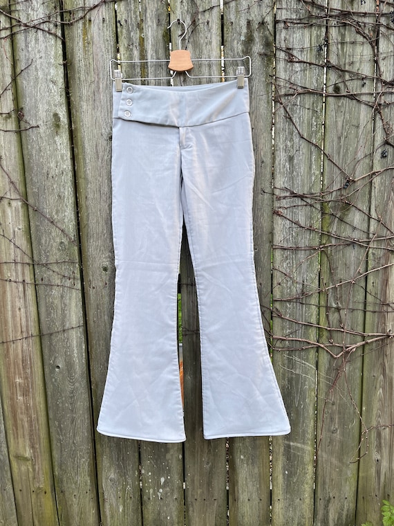 Vintage 2000's Cleveland New York Street Gray Low Rise Flare Leg