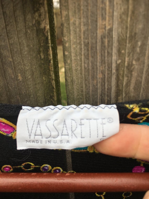 Vintage 70's Vassarette Chain and Jewel Pattern S… - image 5