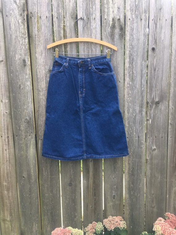 Vintage 80's Calvin Klein High Waist Dark Wash Denim Jean | Etsy