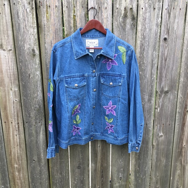 Womens Long Jean Jacket Etsy