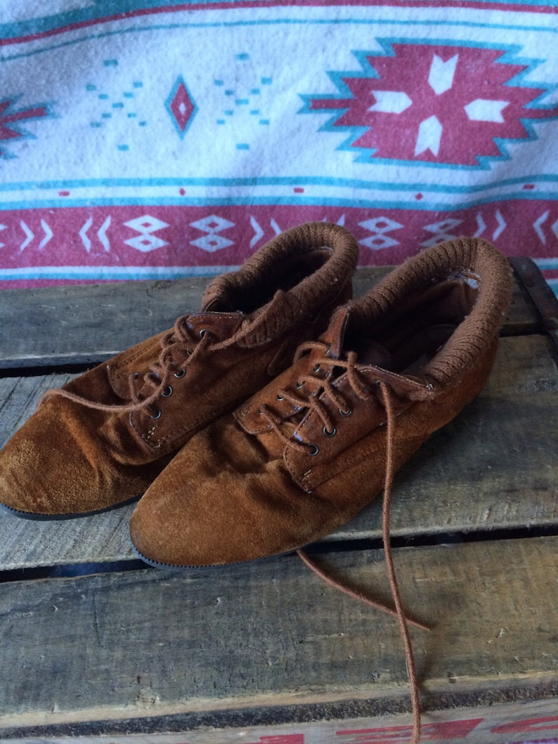 Vintage Gitano Brand Suede Ankle Boots