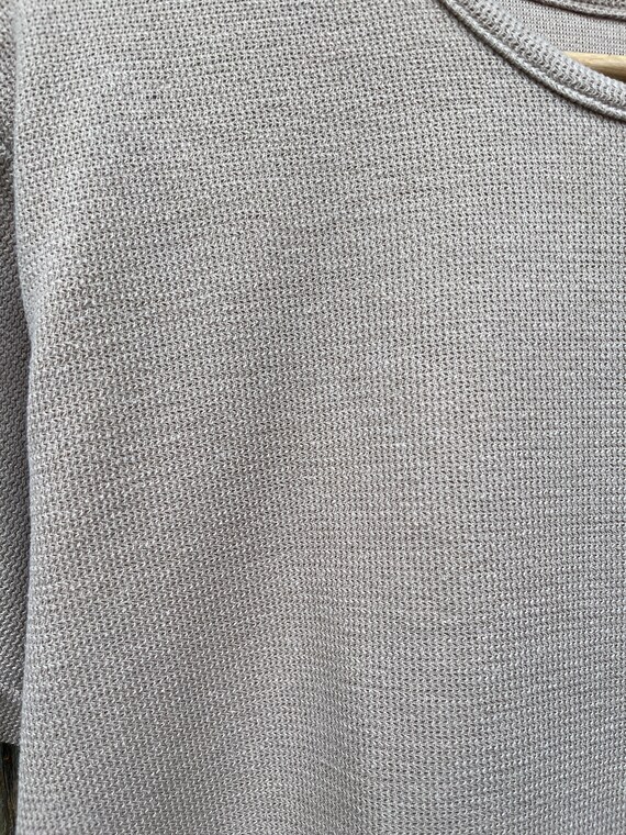 Vintage 90's Basic Editions Beige Polyester Cotto… - image 3