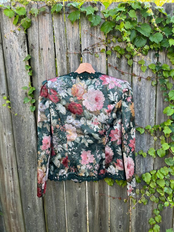 Vintage 80's Nah Nah Collection Floral Pattern Bu… - image 8