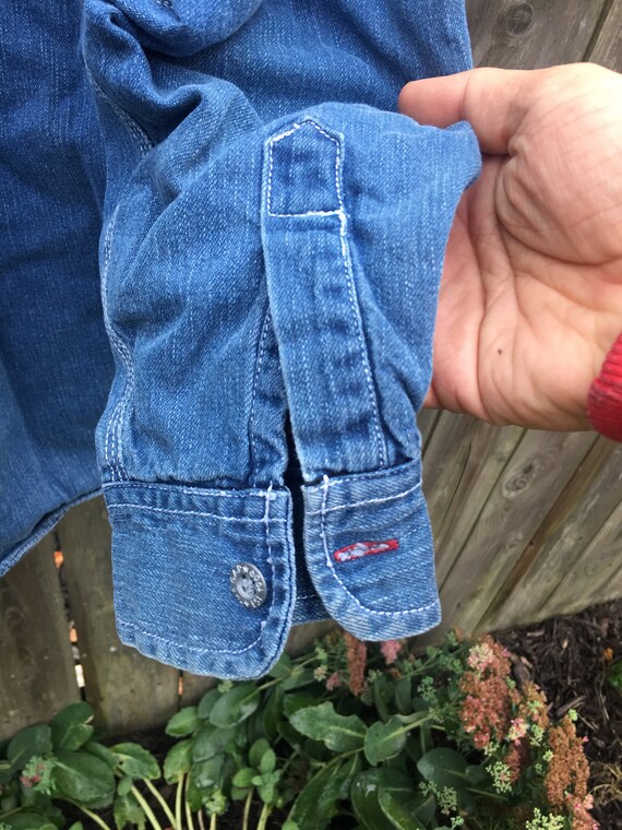 Blue Jeans Medium Wash Flannel Lined 