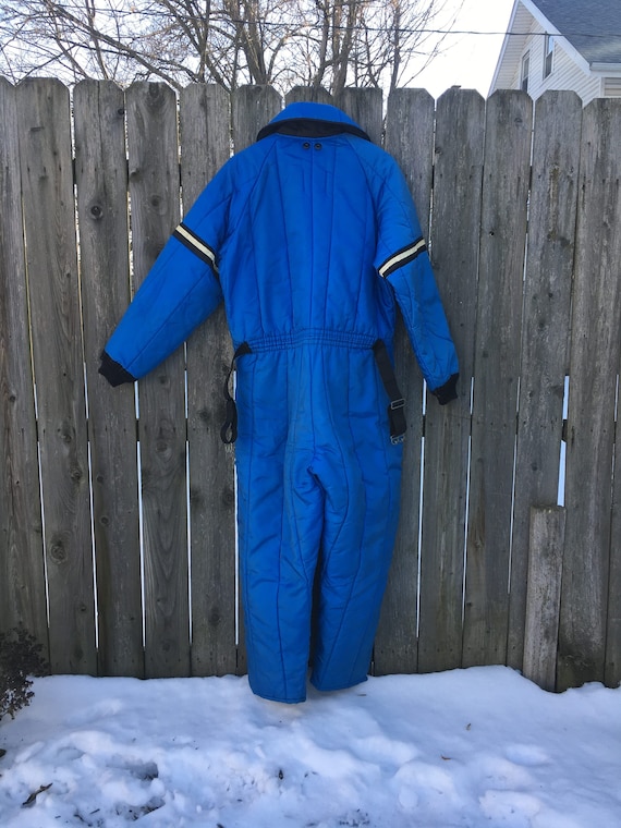 cold landly セットアップ　XL Vintage 1970's Jcpenney Snowmobile Zip up Insulated Long Sleeve
