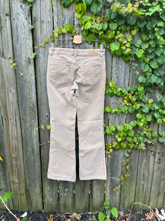 Vintage 2000's Tommy Hilfiger Tan Low Rise Flare … - image 6