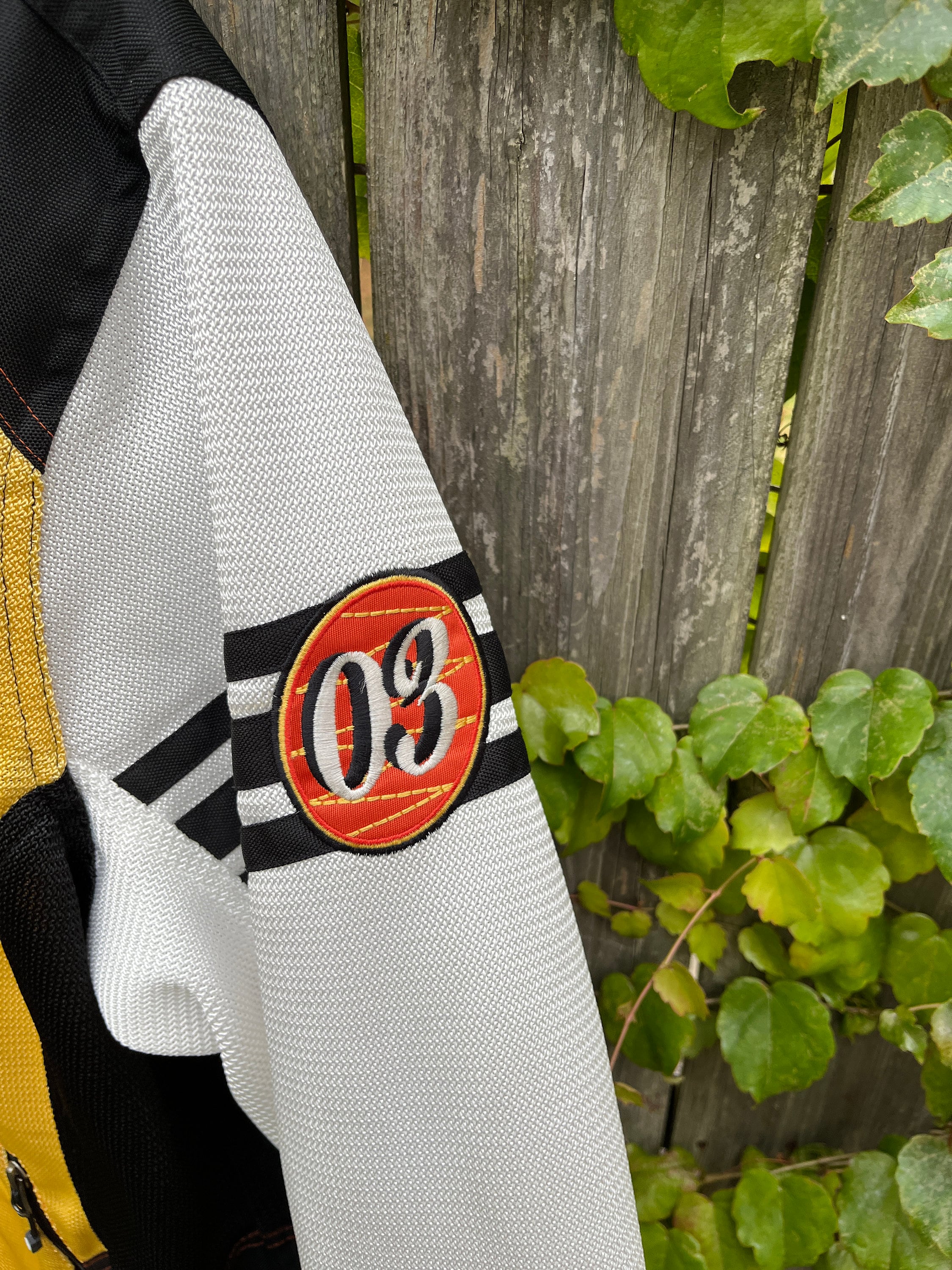 2000's Harley Davidson Motorcycles Zip up Yellow and Black Long