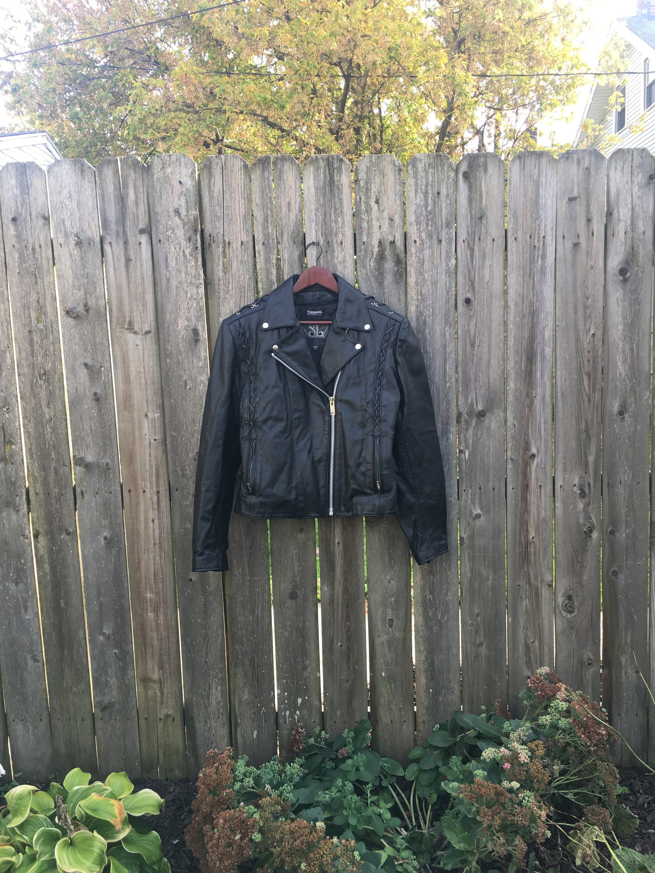 Vintage 90's Street Legal Black Leather Zip up Long Sleeve Vintage 90's Street Legal Black Leather Zip up Long Sleeve