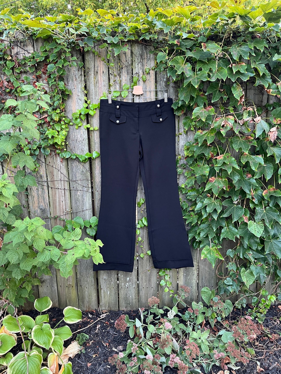 Vintage 2000's Joe Benbasset Black Polyester Spandex Blend Mid