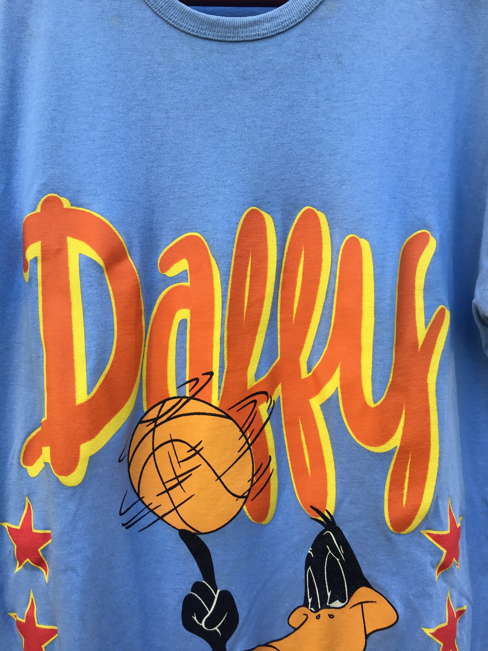 Vintage 1992 Daffy Duck Basketball Number 00 Short Sleeve - Etsy