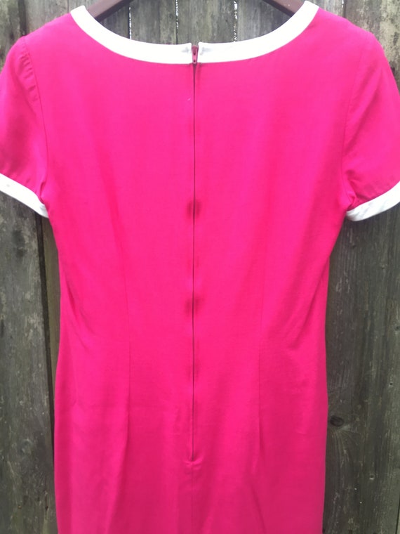 Vintage 80's Donna Ricco New York Pink and White … - image 7