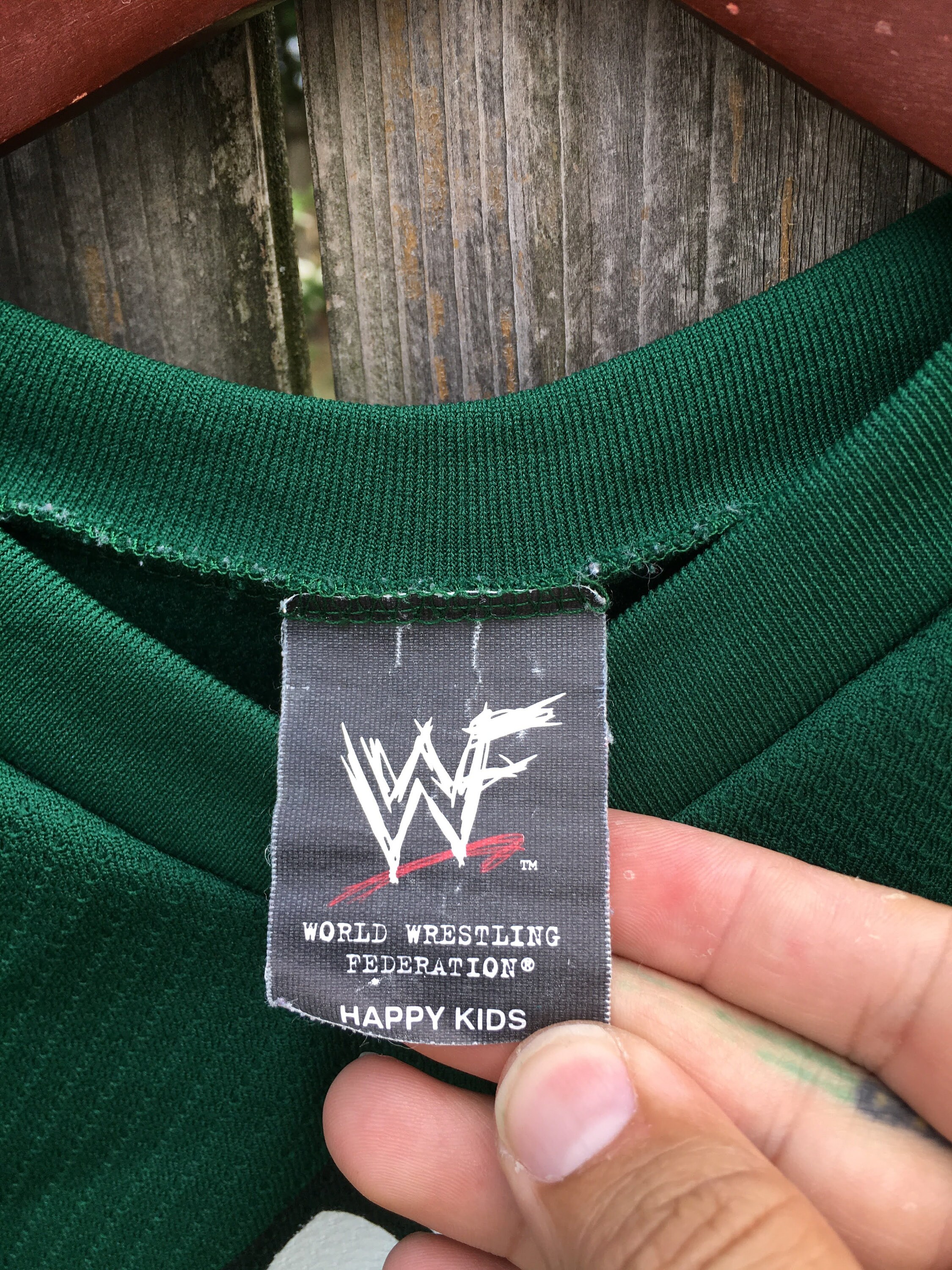 Vintage 90's WWF Stone Cold Steve Austin Rattle Snake Green Short