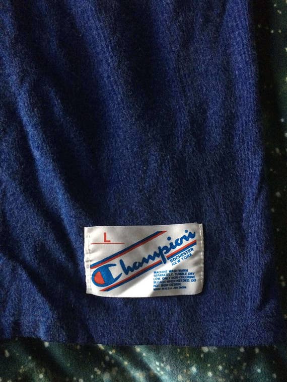 Vintage 80's Champion Distressed Print Indianapol… - image 3