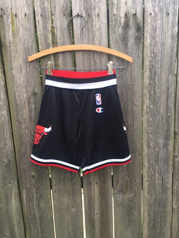 Chicago Bulls Vintage 90s Champion Black Basketball Shorts 