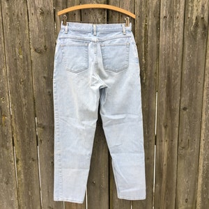 Vintage 90's Wrangler for Women Light Wash High Waist Denim Jeans Waist Measures 28 inches image 6