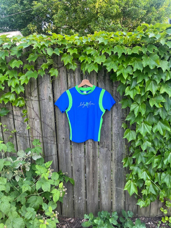 Vintage 80's/90's Body Glove Blue and Green Short 