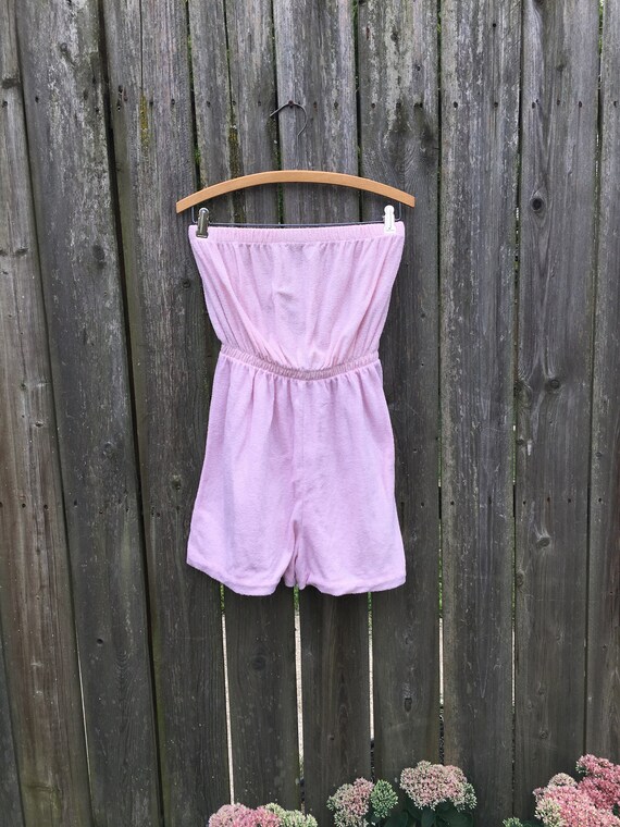 Vintage 80's Unbranded Light Pink Cotton/Poly Blen