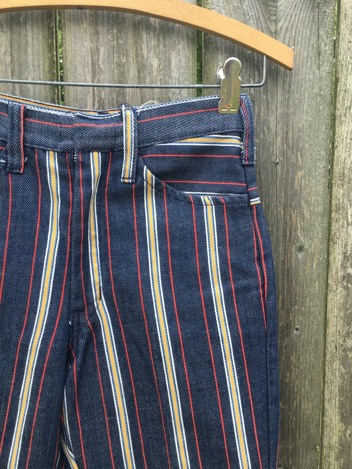 70s striped pants