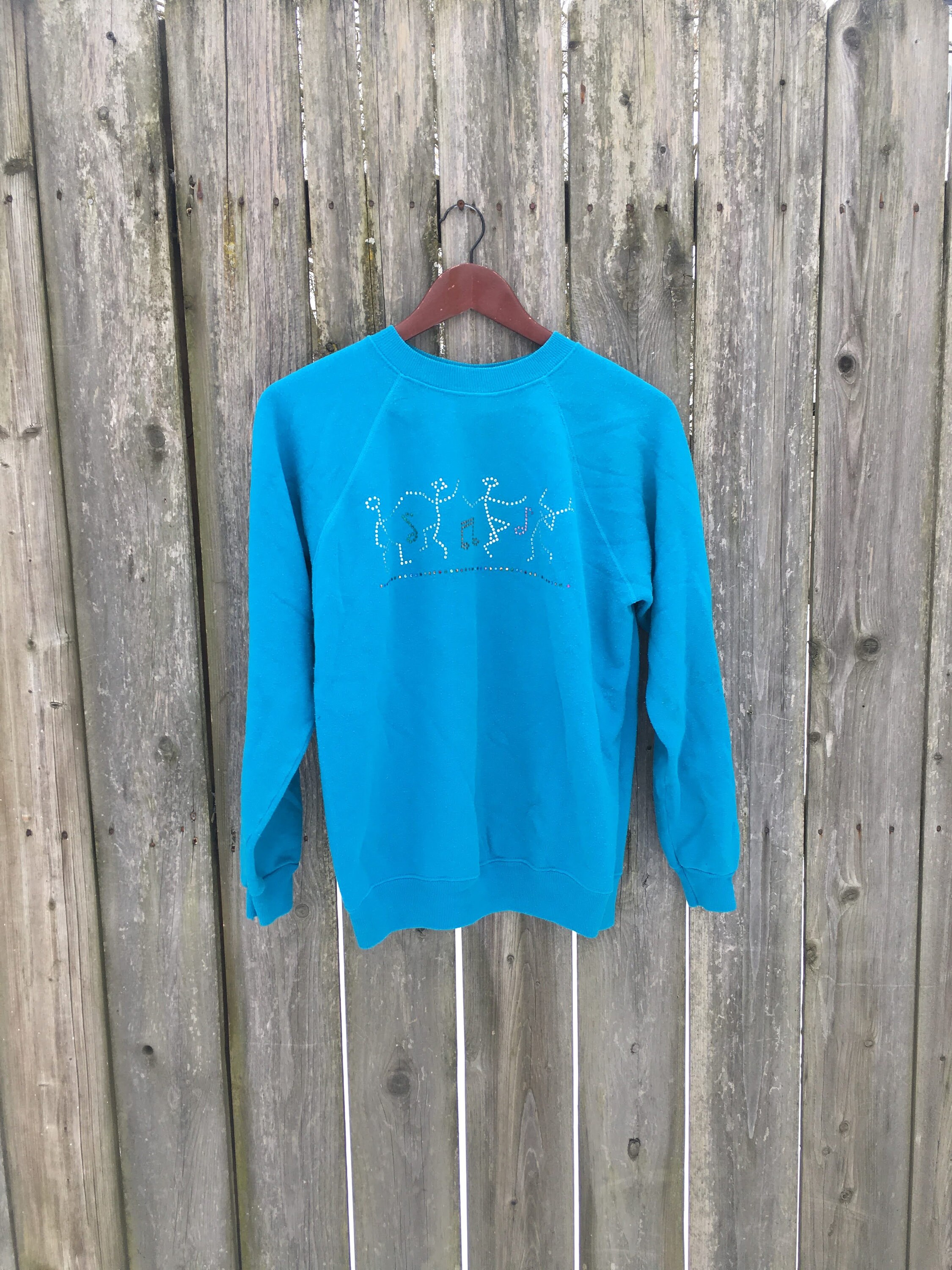 Vintage 80's Hanes Cotton/poly Blend Dancing Among the Music